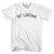 St Lucian Adult Cotton T-shirt - White