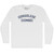 Congolese (Congo) Adult Cotton Long Sleeve T-shirt - White