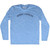 Sierra Leonean Adult Tri-Blend Long Sleeve T-shirt - Athletic Blue