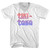Tiki Taka Adult Tri-Blend V-neck T-shirt White
