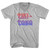 Tiki Taka Adult Cotton V-neck T-shirt Grey Heather