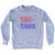 Tiki Taka Adult Tri-Blend Sweatshirt Grey Heather