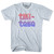 Tiki Taka Adult Tri-Blend T-shirt Athletic White