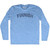 Finnish Adult Tri-Blend Long Sleeve T-shirt - Athletic Blue