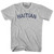 Haitian Womens Cotton Junior Cut T-Shirt - Grey Heather