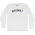 Brisket Adult Cotton Long Sleeve T-shirt - White