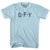 G-F-Y Adult Cotton T-shirt - Light Blue G-F-Y Adult Cotton T-shirt - Light Blue