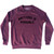 Anything Is Possible Adult Tri-Blend Sweatshirt - Cranberry