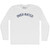 Over-Rated Adult Cotton Long Sleeve T-shirt - White