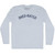 Over-Rated Adult Tri-Blend Long Sleeve T-shirt - Athletic White
