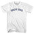 Snow Bird Womens Cotton Junior Cut T-Shirt - White