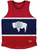 ADULT X-SMALL-Wyoming State Flag Athletic Tank Top - Red- Final Sale T2
