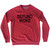Defund Woke Adult Tri-Blend Sweatshirt - Red Heather