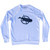 Nantucket Flag Adult Tri-Blend Sweatshirt - White