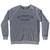No Man's An Island Adult Tri-Blend Sweatshirt - Athletic Grey