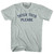 TATER TOTS Please Adult Tri-Blend T-shirt - Athletic Cool Grey