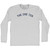 The One Ten Adult Cotton Long Sleeve T-shirt - Grey Heather