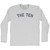 The Ten Adult Cotton Long Sleeve T-shirt - Grey Heather