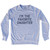 I'm The Favorite Daughter Adult Tri-Blend Sweatshirt - Grey Heather