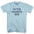 I'm The Favorite Son Adult Cotton T-shirt - Light Blue
