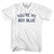 You're My Boy Blue Womens Cotton Junior Cut T-Shirt - White