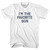 I'm The Favorite Son Womens Cotton Junior Cut T-Shirt - White