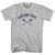 Custom Text Crossed Lacrosse Sticks Adult Cotton T-shirt - Grey Heather
