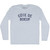 Cote De Boeuf Adult Tri-Blend Long Sleeve T-shirt - Athletic White