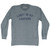 Light In My Loafers Adult Tri-Blend Long Sleeve T-shirt - Athletic Grey