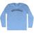 Arkansan Adult Tri-Blend Long Sleeve T-shirt - Athletic Blue