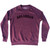 Arkansan Adult Tri-Blend Sweatshirt - Cranberry