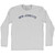 New Jerseyite Adult Cotton Long Sleeve T-shirt - Grey Heather