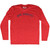 New Jerseyite Adult Tri-Blend Long Sleeve T-shirt - Athletic Red