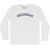 Oregonian Adult Cotton Long Sleeve T-shirt - White