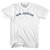 New Jerseyan Womens Cotton Junior Cut T-Shirt - White