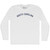 South Carolina Adult Cotton Long Sleeve T-shirt - White