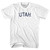 Utah Womens Cotton Junior Cut T-Shirt - White