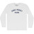 Cash Money Mark Adult Cotton Long Sleeve T-shirt - White