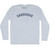 Carbivore Adult Tri-Blend Long Sleeve T-shirt - Athletic White