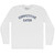 Competitive Adult Cotton Long Sleeve T-shirt - White