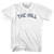 The Hill Womens Cotton Junior Cut T-Shirt - White