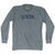 DIXON Adult Tri-Blend Long Sleeve T-shirt - Athletic Grey