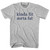Kinda Fit Sorta Fat Rage Font Womens Cotton Junior Cut T-Shirt - Grey Heather
