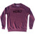 Merit Adult Tri-Blend Sweatshirt - Cranberry