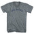 Reverse and Upside Down Custom Text Adult Tri-Blend V-neck T-shirt - Athletic Grey