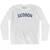 DODSON Adult Cotton Long Sleeve T-shirt - White
