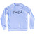 The End Adult Tri-Blend Sweatshirt - White