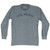 Reverse and Upside Down Custom Text Adult Tri-Blend Long Sleeve T-shirt - Athletic Grey Reverse and Upside Down Custom Text Adult Tri-Blend Long Sleeve T-shirt - Athletic Grey