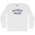 Alfredo Sauce Adult Cotton Long Sleeve T-shirt - White