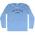 Make Em Dance Lance Adult Tri-Blend Long Sleeve T-shirt - Athletic Blue